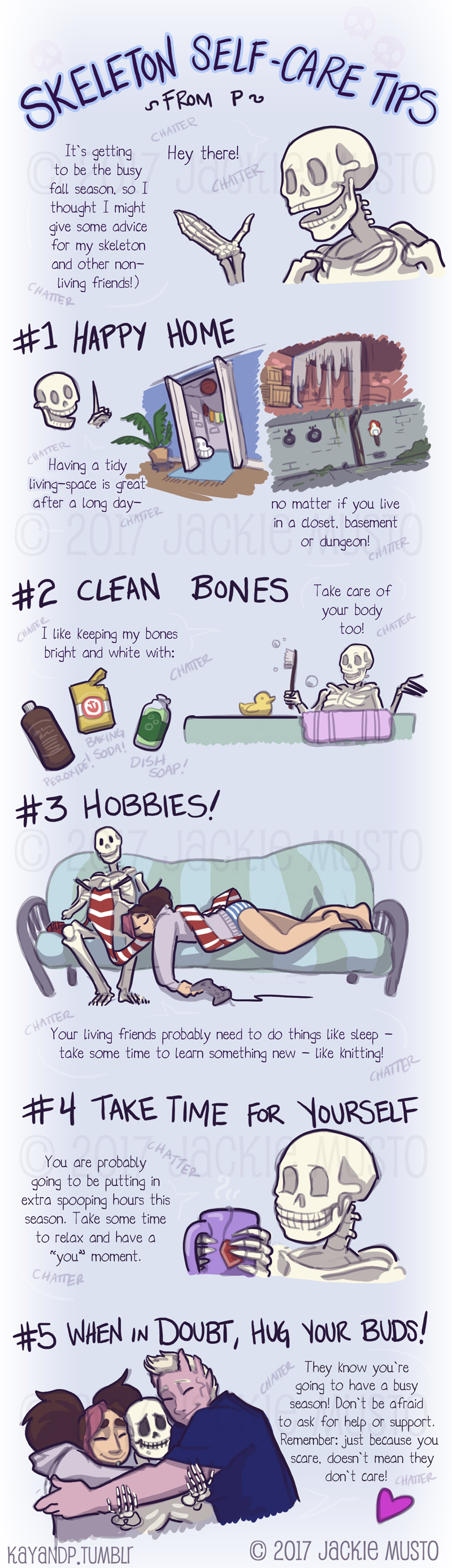 Small Bits: Skeleton Self Care!